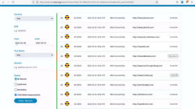 Використання інструмента пошуку OONI Explorer