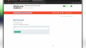 Готуємося до сертифікації з кібербезпеки. Лаб 17 (Authentication) — Підробляємо токен, зміна пароля в чужому акаунті